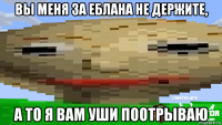 вы меня за еблана не держите, а то я вам уши поотрываю
