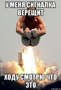 у меня сигналка верещит ходу смотрю что это