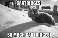 cartridges! so much cartridges!