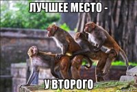 лучшее место - у второго