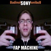 sony fap machine