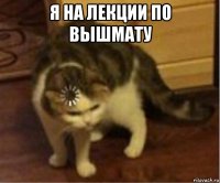 я на лекции по вышмату 