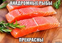 анадромные рыбы прекрасны