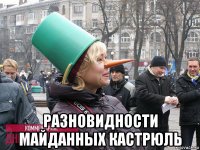  разновидности майданных кастрюль