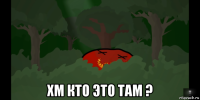  хм кто это там ?