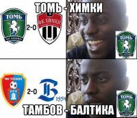 томь - химки тамбов - балтика