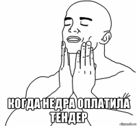  когда недра оплатила тендер