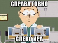 справа говно слево ира