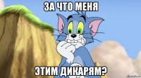 за что меня этим дикарям?