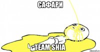 сафари team shia