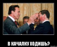  в качалку ходишь?