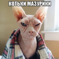 котьки мазурики 