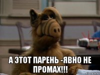 а этот парень -явно не промах!!!