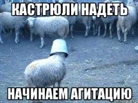 кастрюли надеть начинаем агитацию