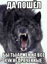 да пошёл бы ты армен на все хуи недроченные