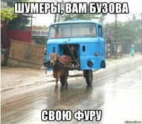 шумеры, вам бузова свою фуру