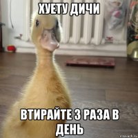хуету дичи втирайте 3 раза в день