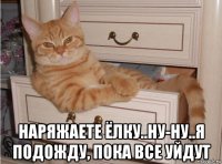  наряжаете ёлку..ну-ну..я подожду, пока все уйдут