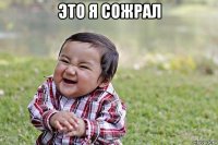это я сожрал 