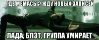 где мемасы? жду новых записей лада, блэт, группа умирает
