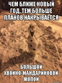 чем ближе новый год, тем больше планов накрывается большой хвойно-мандариновой жопой