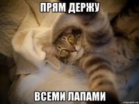 прям держу всеми лапами