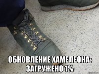  обновление хамелеона: загружено 1%