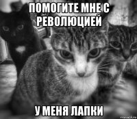 помогите мне с революцией у меня лапки