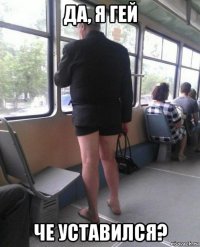 да, я гей че уставился?