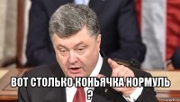  вот столько коньячка нормуль ?