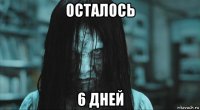 осталось 6 дней