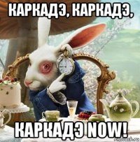 каркадэ, каркадэ, каркадэ now!