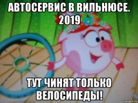 автосервис в вильнюсе. 2019 тут чинят только велосипеды!