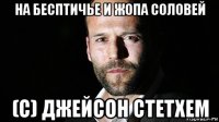на бесптичье и жопа соловей (с) джейсон стетхем