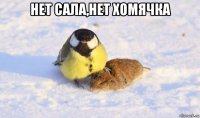 нет сала,нет хомячка 