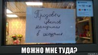  можно мне туда?