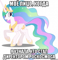 моё лицо, когда я узнала, кто стал директором роскосмоса