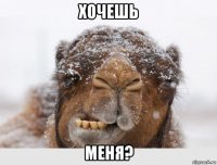 хочешь меня?