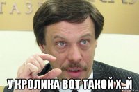  у кролика вот такой х..й