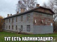  тут есть калинизация?