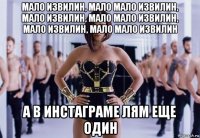 мало извилин, мало мало извилин, мало извилин, мало мало извилин, мало извилин, мало мало извилин а в инстаграме лям еще один