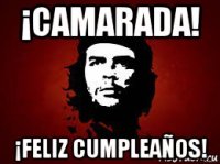 ¡сamarada! ¡feliz cumpleaños!