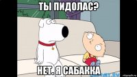 ты пидолас? нет. я сабакка