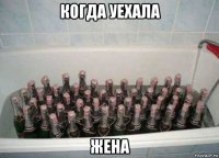 когда уехала жена