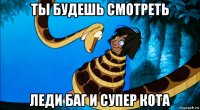 ты будешь смотреть леди баг и супер кота