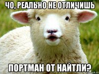 чо, реально не отличишь портман от найтли?