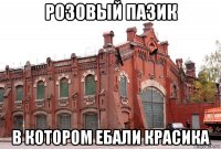 розовый пазик в котором ебали красика