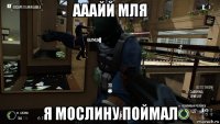 ааайй мля я мослину поймал