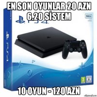 en son oyunlar 20 azn 6.20 sİstem 10 oyun - 120 azn