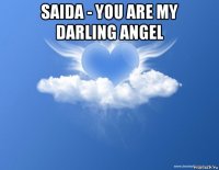 saida - you are my darling angel 